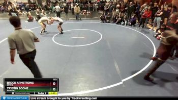 132 lbs Cons. Round 3 - Trystin Boone, Hanford vs Brock Armstrong, Orting