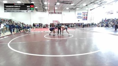 175 lbs Consi Of 8 #2 - Brandon Torillo, Windham vs Kadin McCarthy, Ledyard