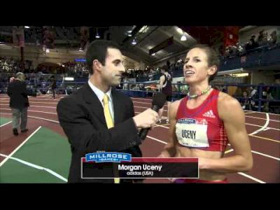 Morgan Uceny 800 Millrose Champ broadcast interview