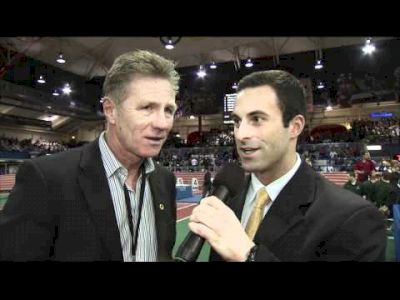Eamonn Coughlin "Chairman of the Boards" at Millrose 2012 broadcast interview