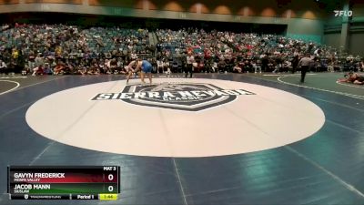 215 lbs Semifinal - Jacob Mann, Siuslaw vs Gavyn Frederick, Moapa Valley