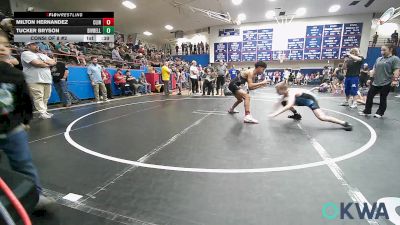 112 lbs Consi Of 8 #2 - Milton Hernandez, Clinton Youth Wrestling vs Tucker Bryson, Division Bell Wrestling