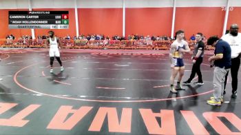 184 lbs Quarterfinal - Noah Hollendonner, Marian University (IN) vs Cameron Carter, Lourdes University