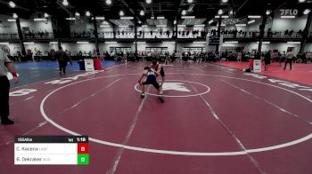 135A lbs 5th Place - Colin Kacena, Lake Highland Prep vs Billy Dekraker, Blair