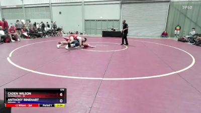 175 lbs Placement Matches (16 Team) - Caden Wilson, Washington vs Anthony Rinehart, Indiana