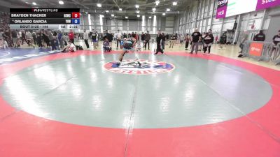 144 lbs Champ. Round 2 - Brayden Thacker, Reality Sports Wrestling Club vs Orlando Garcia, Yakima Valley Wrestling