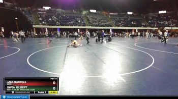 117 lbs Cons. Round 1 - Owen Gilbert, High Altitude Wrestling Club vs Jack Bartels, Iowa