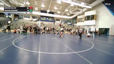 144 lbs Cons. Semi - Brevan Miller, JWC vs Hunter McBride, Ridgeline Riverhawks
