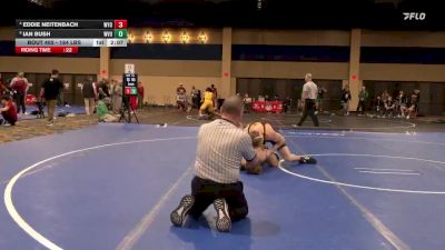 184 lbs C Of 8 #2 - Eddie Neitenbach, Wyoming vs Ian Bush, West Virginia