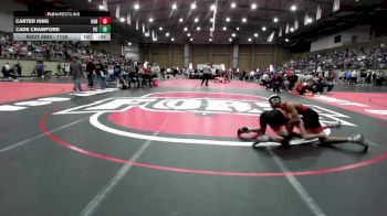 113A 3rd Place Match - Cade Crawford, Platte County vs Carter King, Hannibal