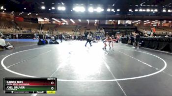 102 lbs Quarterfinal - Raider Dias, Cocoa Beach High School vs Axel Gruver, Lake Gibson