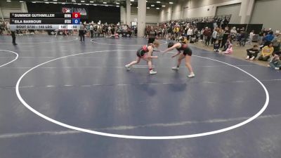145 lbs Cons. Sub-semis - Eila Barbour, Beat The Streets Chicago-Avondale vs Summer Guthmiller, Berge Elite Wrestling Academy