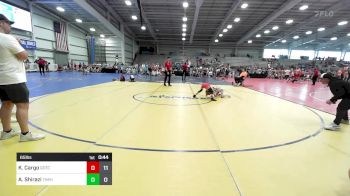 65 lbs Round Of 16 - Kasen Cargo, Team Gotcha vs Aidan Shirazi, The Hunt Wrestling Club Black