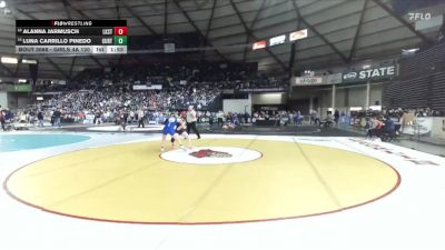 Girls 4A 120 lbs Champ. Round 1 - Luna Carrillo Pinedo, Curtis (Girls) vs Alanna Jarmusch, Lake Stevens (Girls)