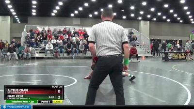 141 lbs Placement Matches (16 Team) - Nate Keim, Central Oklahoma vs Alyeus Craig, St. Cloud State