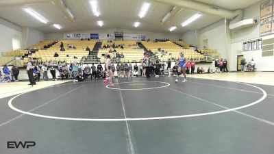 130 lbs Rr Rnd 1 - Hailey Whitley, Tahlequah Girls HS vs Brooklyn Sanders, Oologah