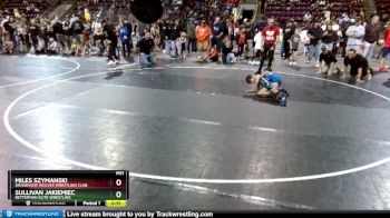 49 lbs Cons. Round 2 - Miles Szymanski, Grandview Wolves Wrestling Club vs Sullivan Jakiemiec, Betterman Elite Wrestling