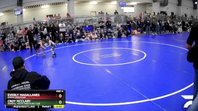41 lbs Semifinal - Everly Magallanes, Dumas Wrestling vs Croy McClary, Randall Youth Wrestling Club