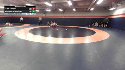 138 lbs Champ. Round 1 - Malokai Rodriguez, Canyon View Falcons vs Jet Abbott, Juab Wrestling Club