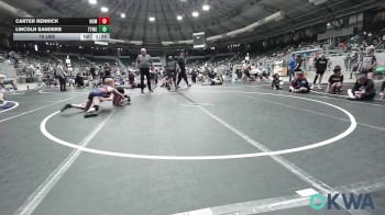 70 lbs Quarterfinal - Carter Rennick, Team Nomad vs LIncoln Sanders, TTWC Blue