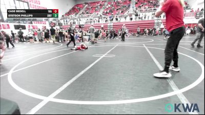 40 lbs Consi Of 8 #1 - Case Bedell, Yukon Wrestling Academy vs Stetson Phillips, Smith Wrestling Academy