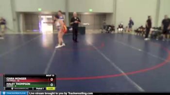 225 lbs Placement Matches (8 Team) - Ciara Monger, Colorado vs Haley Thompson, Indiana