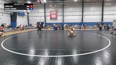 110 lbs James Hin, California Gold vs Daniel Corbin, Pennsylvania Blue