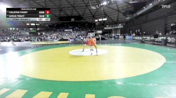 Boys 1A 106 lbs Cons. Round 2 - Lukas Tracy, Kalama vs Colston Pavey, Castle Rock