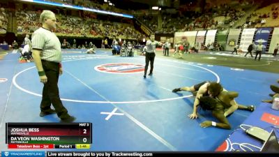 215 Class 4 lbs Champ. Round 1 - Da`veon Washington, Pattonville vs Joshua Bess, Waynesville