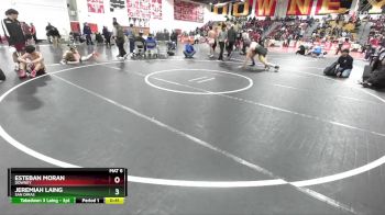 150 lbs Cons. Round 3 - Esteban Moran, Downey vs Jeremiah Laing, San Dimas