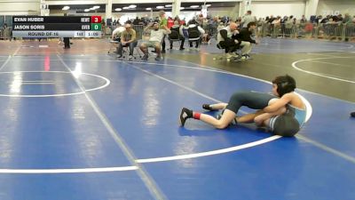 69 lbs Round Of 16 - Evan Huber, Newtown vs Jason Soris, Overcomer TC