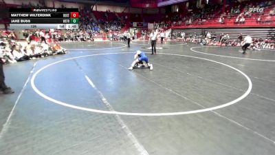 126 lbs D2/d3 - Semi-finals (sat 10:00am.) - Jake Buss, Weyauwega-Fremont vs Matthew Wilterdink, Oostburg