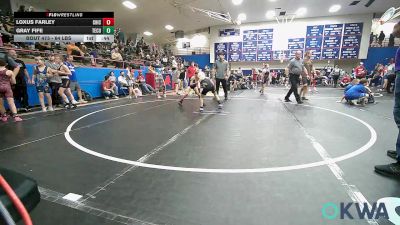 64 lbs 3rd Place - Loxus Farley, Chickasha Youth Wrestling vs Gray Fife, Tecumseh Youth Wrestling