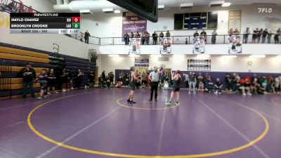 165 lbs Round 2 - Brooklyn Crooks, Lander Middle School vs Haylo Chavez, Riverton Middle School
