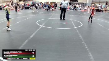 65 lbs 3rd Place Match - Ryder Seidman, Headhunters vs Caleb Stottlemyer, Outsiders