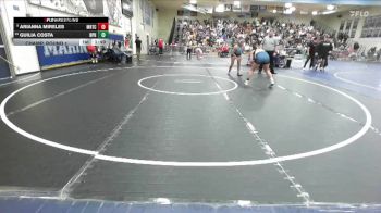 140 lbs Champ. Round 1 - Arianna Mireles, Montclair vs Guilia Costa, Newport Harbor