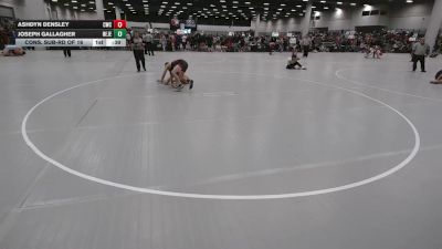 113 lbs Cons. Sub-rd Of 16 - Joseph Gallagher, New Jersey vs Ashdyn Densley, Carbon Wrestling Club