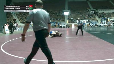1A-4A 157 Quarterfinal - Tristan Malvitch, W. S. Neal vs Thompson Coker, Bayside Academy
