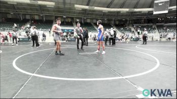 140 lbs 3rd Place - Kenny Doyle, Choctaw Ironman Youth Wrestling vs Daniel Talamantes, Bristow Elementary Wrestling Club