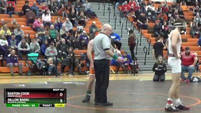 175 lbs Semifinal - Easton Cook, Indian Valley vs Dillon Badiu, Buckeye (Medina)