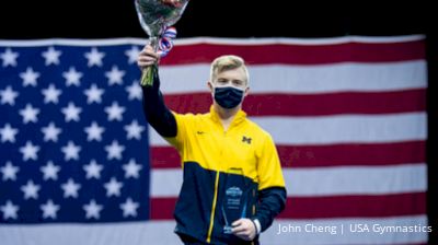 Cameron Bock Takes 2021 Winter Cup Men's All-Around Title