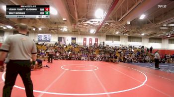 190 lbs Final - Joshua "Emmitt" Nossaman, Plymouth vs Billy Nicolls, Pelham