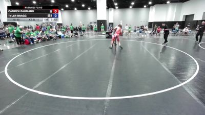 165 lbs Camden Baumann, Indiana vs Tyler Bragg, Kansas Blue