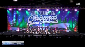 Spirit Xtreme - Heart [2025 L1 Junior - Small] 2025 Spirit Celebration Christmas Grand Nationals