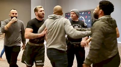 Galvao Flips Off Gordon, Gordon Slaps Galvao