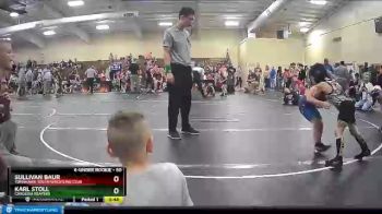 50 lbs 1st Place Match - Karl Stoll, Carolina Reapers vs Sullivan Baur, Tomahawk Youth Wrestling Club