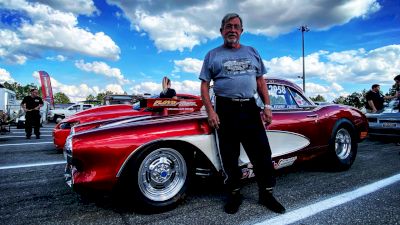 Kenny Floyd Shows Off His '58 Corvette At Lights Out 12