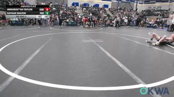 105 lbs Semifinal - Paezlie Kerr, F-5 Grappling vs Brailyn Schroeder, Kingfisher YellowJackets