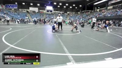 88 lbs Champ. Round 1 - Gabriel Hutchison, Chanute Wrestling Club vs Luke Neal, Bluestem Wrestling Club