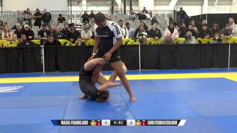 Gabrieli Pessanha De Souza Marin vs Nadia Frankland 2024 World IBJJF Jiu-Jitsu No-Gi Championship